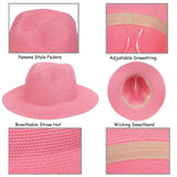 IFOMT New Men's and Women's Bob Ricard Bucket Sun Hat Ribbon Straw Hat Summer Panama Outdoor Party Picnic Sunshade Basin Cap Wholesale