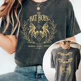 IFOMT 2 Side Patten Cotton Tee The Bat Boys Wings T-Shirt The Night Court Illyrians Retro Shirt Acotar Merch Fantasy Apparel Y2K Top