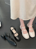 IFOMT  Casual Elegant Sandals Woman Summer Office Lady Fashion Solid Shoes Non-slip Korean Style Heels Vintage Female Shoes Design