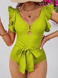 IFOMT 2024 Hollow Out Swimsuit Women One Piece Sexy Holiday Stayle Swimwear Female Bathsuit Push Up Swimming Suit Beachwear Monokini