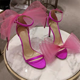 IFOMT  Big Butterfly-Knot Sandals Woman Summer High Heels Women Pumps Pointed Designer Shoes Mary Janes Sexy Stiletto Wedding Shoe