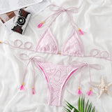 IFOMT String Triangle Bikinis 2023 Brazilian Thong Swimsuit Women Sexy Swimwear Female Swimming Bathing Suit Beachwear Summer Trikini