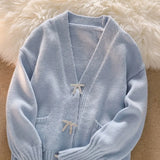 IFOMT Butterfly Knot Knitted Soft Cardigan