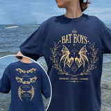 IFOMT 2 Side Patten Cotton Tee The Bat Boys Wings T-Shirt The Night Court Illyrians Retro Shirt Acotar Merch Fantasy Apparel Y2K Top