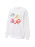 IFOMT Y2k Grunge Sweatshirts Women Cute Fruits Graphic Oversized Hoodies Crew Neck Loose Fit Pullover Tops Aesthetic Streetwear