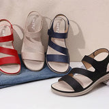 IFOMT Summer Women 2cm Platform 4cm High Heels Outside Sandals Female Lightweight Casual High Heels Lady Fashion Sneaker Slides