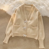 IFOMT Butterfly Knot Knitted Soft Cardigan