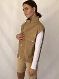 IFOMT PU Leather Vest Waistcoat Women Autumn Sleeveless Zipper Black Motorcycle Jacket 2022 Hot High Street Y2K Tops Vests