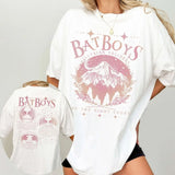 IFOMT ACOTAR Bat Boys Shirt Sarah J Maas Book Boyfriend Night Court 100% Cotton Loose Retro Shirt Unisex Tee Fantasy Apparel Y2K Top