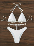 IFOMT Triangle Bikini Set Decorated With Seashell Swimsuit Women Swimwear Female Sexy Bathers Bathing Swimming Swim Suit Beachwear