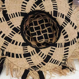 IFOMT New Black White Stitching Raffia Grass Sun Hats Women's Summer Big Brim Soft Edge Anti-ultraviolet Beach Beach Holiday Straw Hat