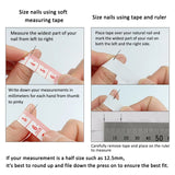 IFOMT 10pc Almond Long Press On Nails Gradient Irregular Metal Shape Fake Nails Cool Hot Girl y2k Full Cover Fake Nails with Glue Art