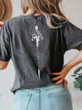 IFOMT You Do Not Yield Shirt 2 Side Acotar Patten Cotton Tee Fashion Retro Casual Daily Oversize Top Fantasy Apparel Y2K Top Book Love
