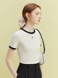 IFOMT Soft Girl Minimal Heart Tee