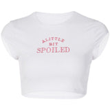 IFOMT Spoiled Print Crop Top