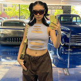 IFOMT Vanni Cut-Out Crop Top