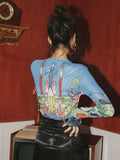 IFOMT Weirdcore Dream Mesh Top