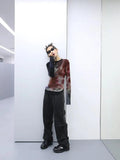 IFOMT Y2K Grunge Tie Dye Top