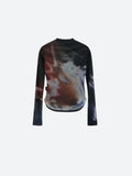 IFOMT Y2K Grunge Tie Dye Top