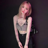 IFOMT Zodiac Graphic Mesh Top