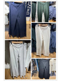 Ifomt Casual Women Gray Cotton Drawstring Pants Women Casual Solid High Waist Wide Leg Pants Female Vintage Streetwear Loose Trousers