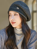 IFOMT Pleated Beret Hat Knitted Hats