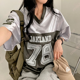 Ifomt Unisex Full New Shirt Outdoor Sweat Absorbent Quick Dry Soccer Jersey Summer Classic Casual Loose Exercise Training Jersey Tee Casual Outfit