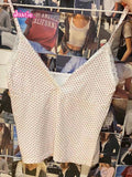 Ifomt 2025 New Style V-neck Lace Love Printed Camisole For Hot Girls Slim Sleeveless Tank Tops Y2K Fashion Bottoming Top Vest