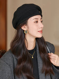 IFOMT Pleated Beret Hat Knitted Hats