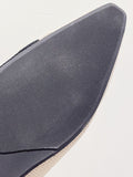 IFOMT Contrast Color Pointed-Toe Split-Joint V-Cut Flat Shoes Flats