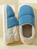 IFOMT Contrast Color Round-Toe Split-Joint Slippers