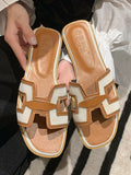 IFOMT Hollow Open Toe Split-Joint Sandals Slippers