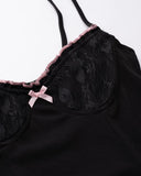 Ifomt Cami Covert Ribbons Coquette Dress