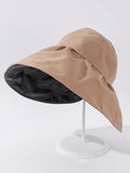 IFOMT Casual Solid Color Hole Sun-Protection Hat