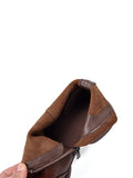 IFOMT Round-Toe Solid Color Zipper Boots