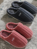 IFOMT Indoor Warm Non-Slip Solid Color Slippers