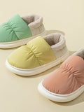 IFOMT Contrast Color Round-Toe Split-Joint Slippers