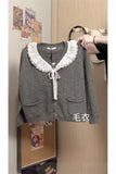 IFOMT Christmas Thanksg Gifts Fall Acubi Lace Cardigan Sweater