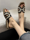 IFOMT Hollow Open Toe Split-Joint Slippers