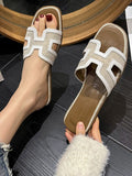 IFOMT Hollow Open Toe Split-Joint Slippers