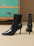 IFOMT Pointed-Toe Split-Joint Boots Pumps