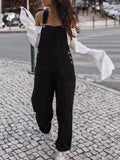 Ifomt Pockets Denim Jumpsuit Woman Autumn Spring Jeans Pant Casual American Overalls Streetwear Vintage Y2k Summer Cotton Trousers