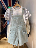Ifomt Pockets Raw Hem Denim Woman Playsuit Summer Cotton Shorts 2025 Buttons Straight Jeans American Vintage Y2k Streetwear One Pieces