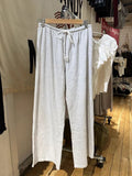 Ifomt Streetwear Drawstring Straight Sweatpants Women Autumn Cotton Casual High Waist Trousers Vintage Sweet Pink Sport Y2K Long Pants