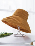 IFOMT Simple 6 Colors Big Brim Sun Protection Fisherman Hat