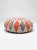IFOMT Vintage Wool Contrast Color Beret Hat