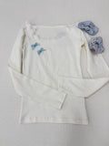 Ifomt Sweet Waffle Long Sleeve T-shirt Short Pajama Set Women New Buttons Tees+Lace Trim Short Pants Casual Floral Home 2 Piece Sets