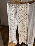 Ifomt Western Boots Cartoon Pattern Casual Home Pants Texas Printed Chic Women Summer Trouser Cotton Elastic Wiast Cute Retro Pant