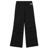 IFOMT Outfits Letter Embroidery Zipper Button High Waist Pleated  Cargo Wide Legs Pants Y2K Wholesale Sportsuits Casual Women Clothing
