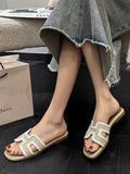 IFOMT Hollow Open Toe Split-Joint Slippers